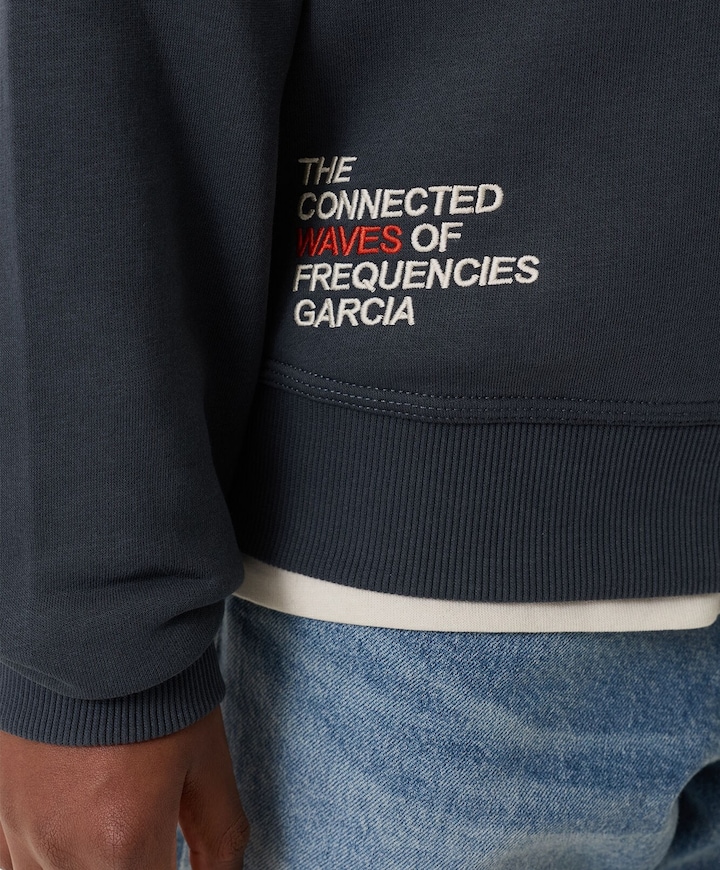 Jongens sweater grijs