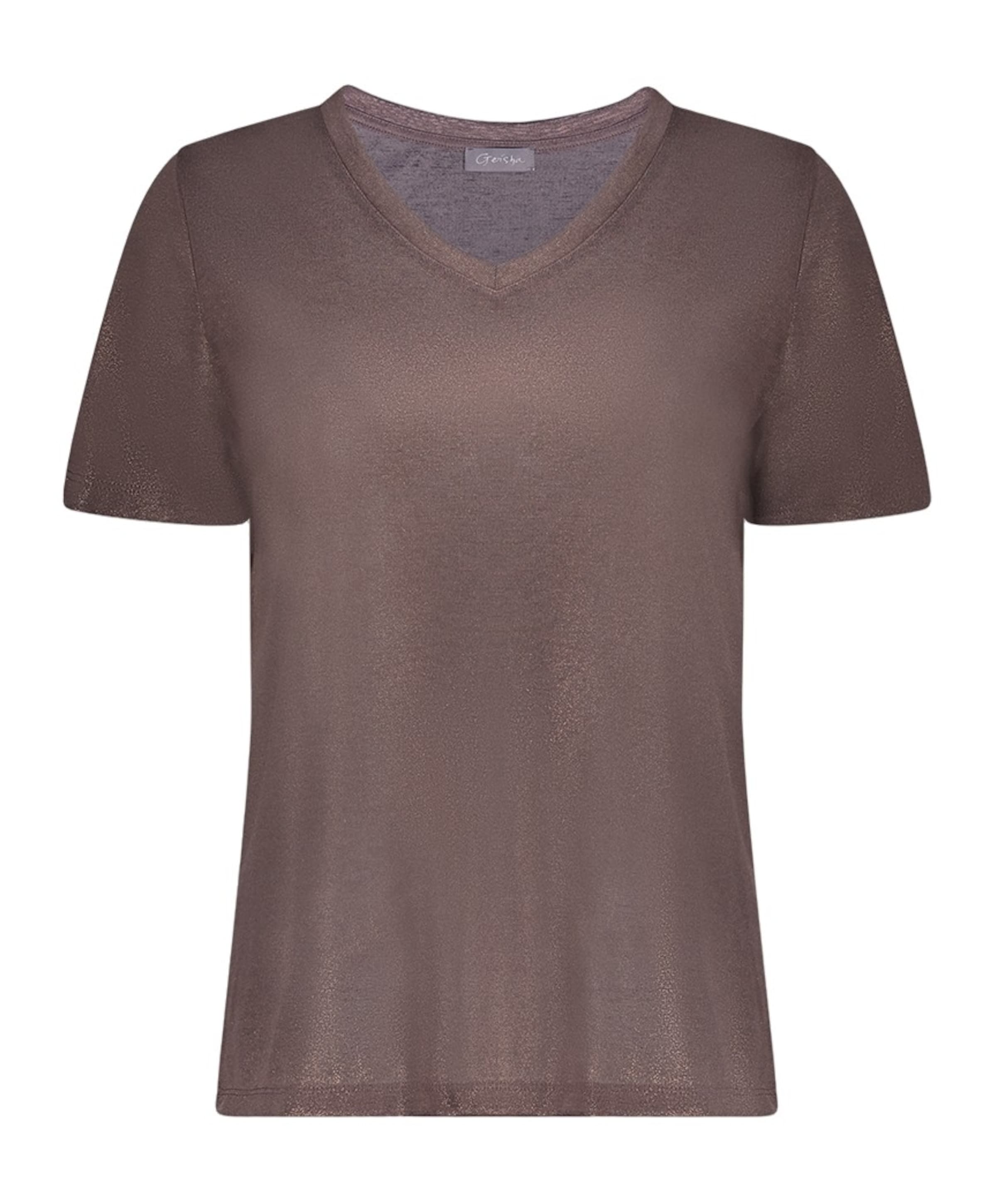 Dames T-shirt bruin