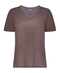 Dames T-shirt bruin