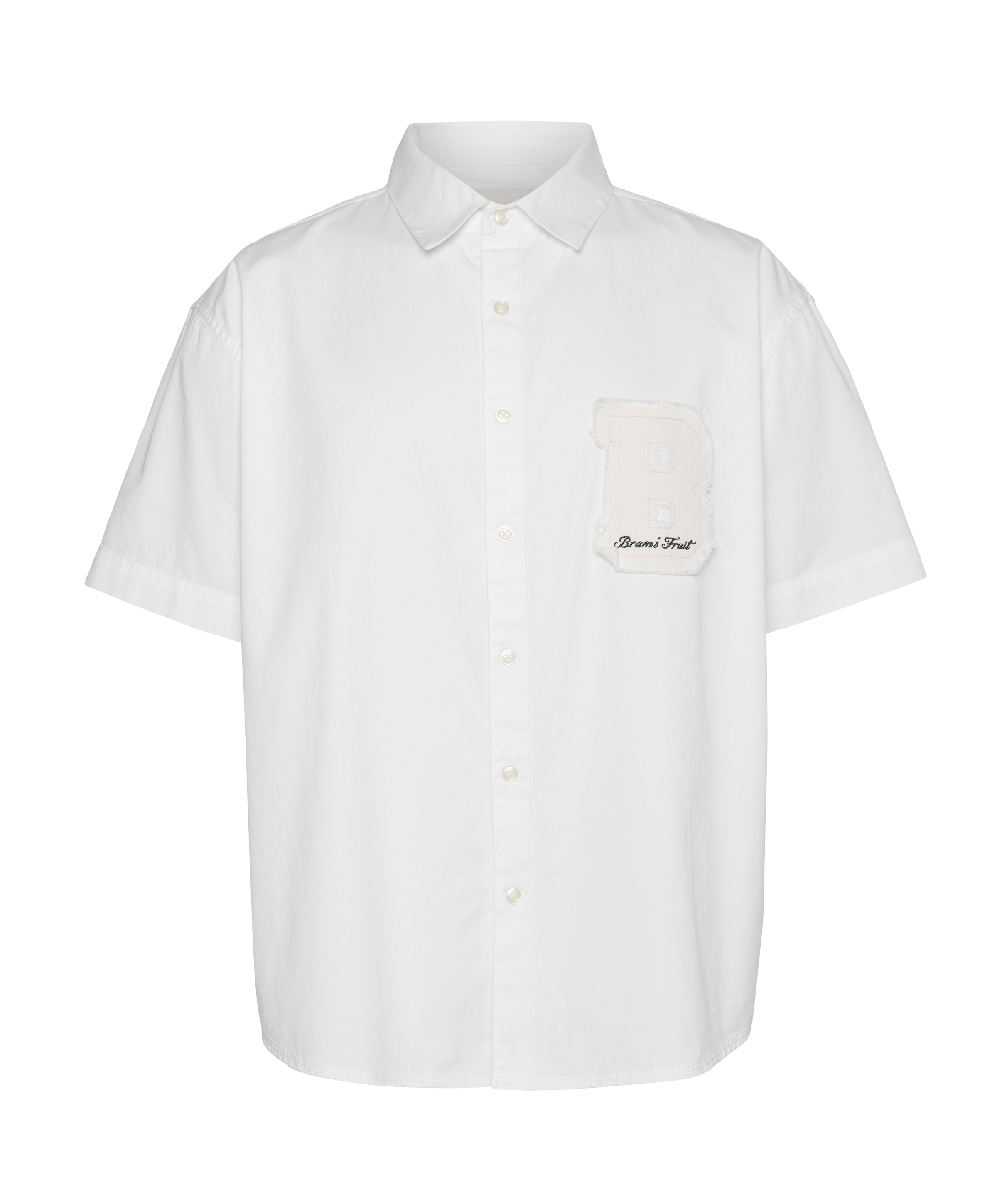 Heren overhemd korte mouw wit