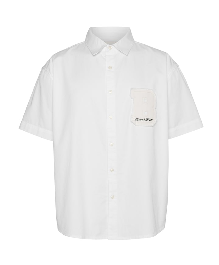 Heren overhemd korte mouw wit