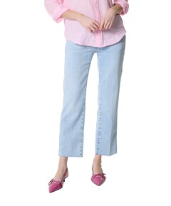 Calie Straight Ankle Dewdrop dames jeans blauw