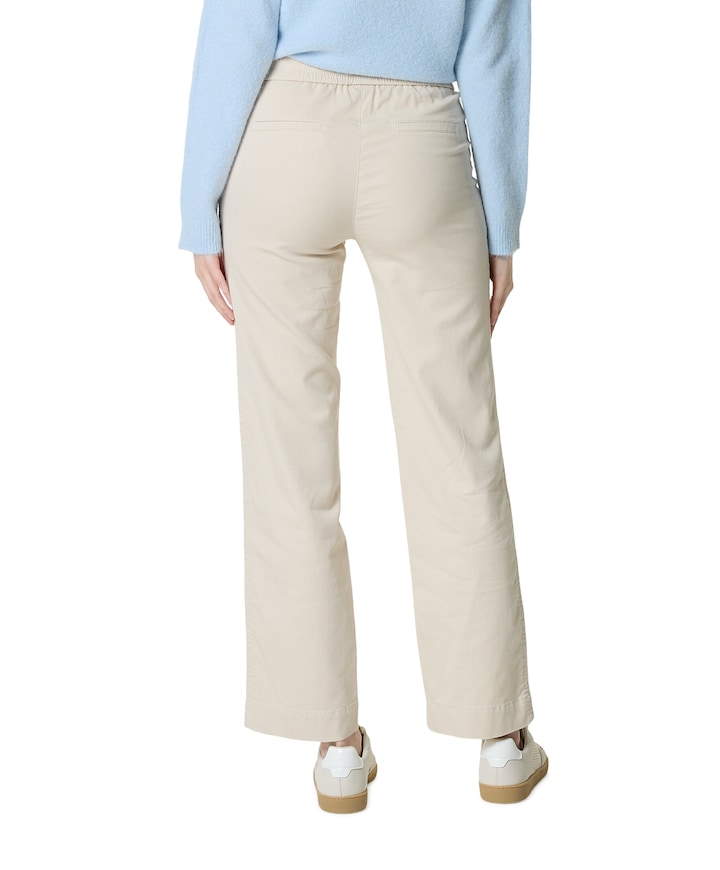 Scarlet Wide Leg dames broek beige