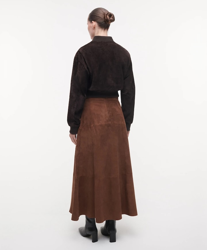 Dames rok bruin