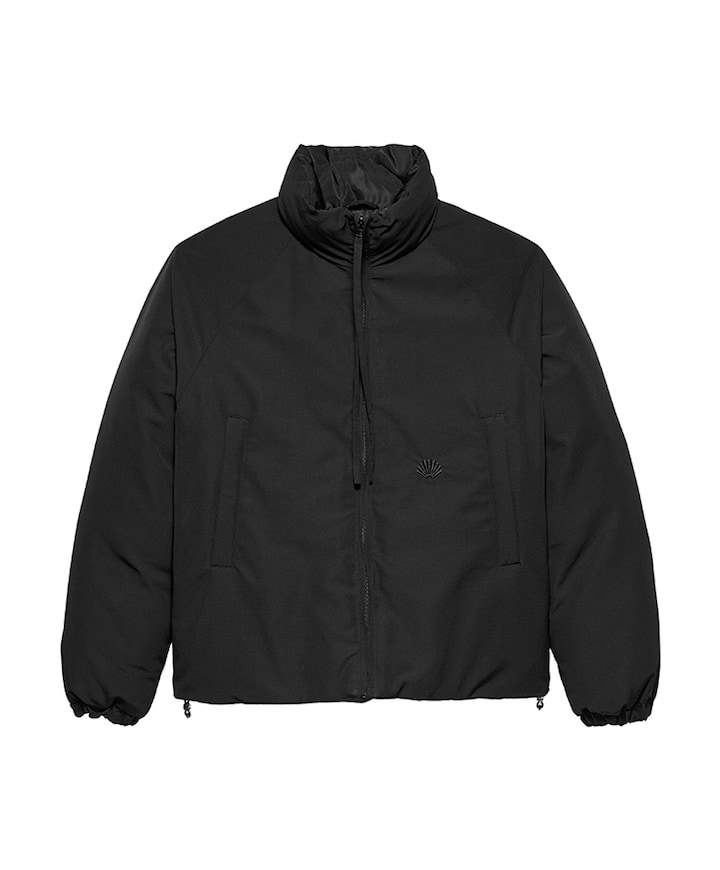 Heren omkeerbare jas zwart