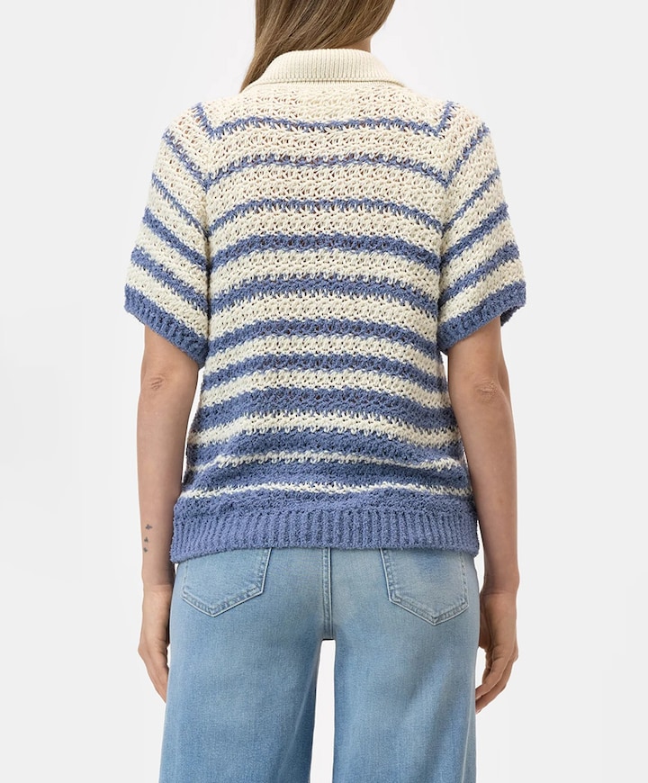 Dames vest blauw