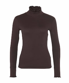 Dames longsleeve bruin