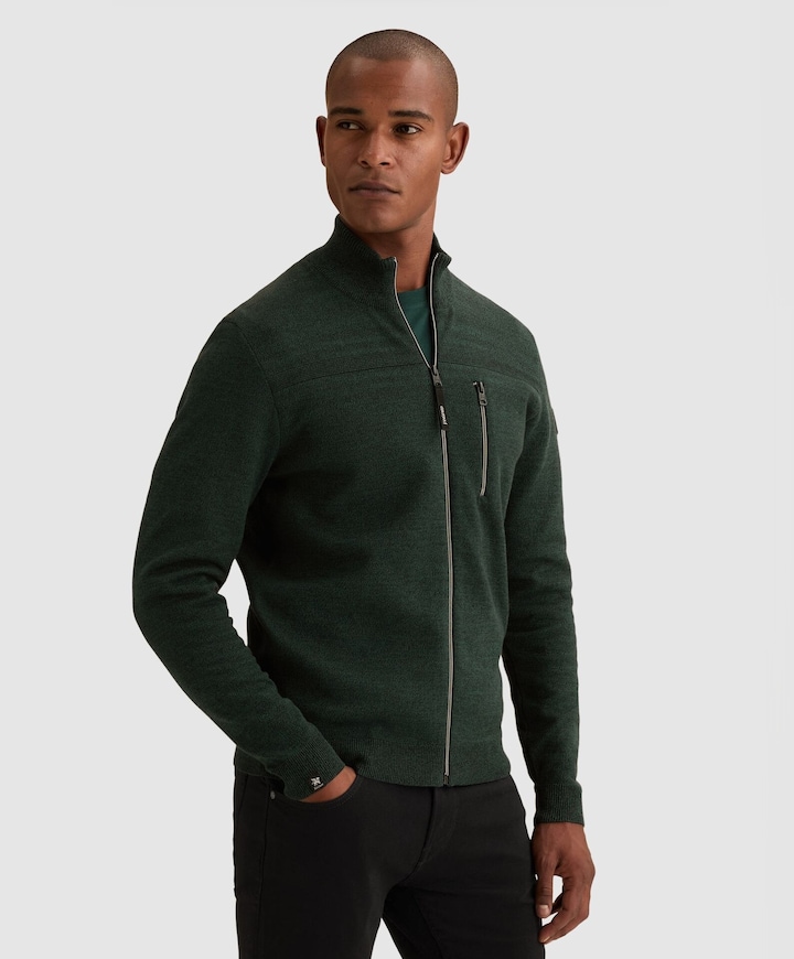 Heren vest groen