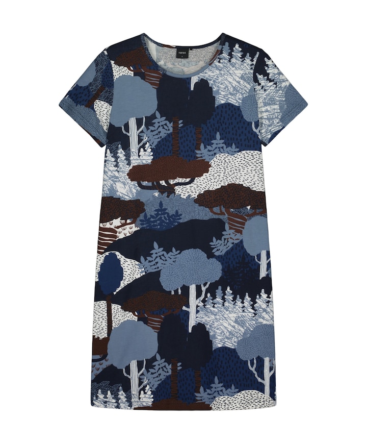 Dames nachthemd blauw
