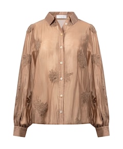 Dames blouse beige