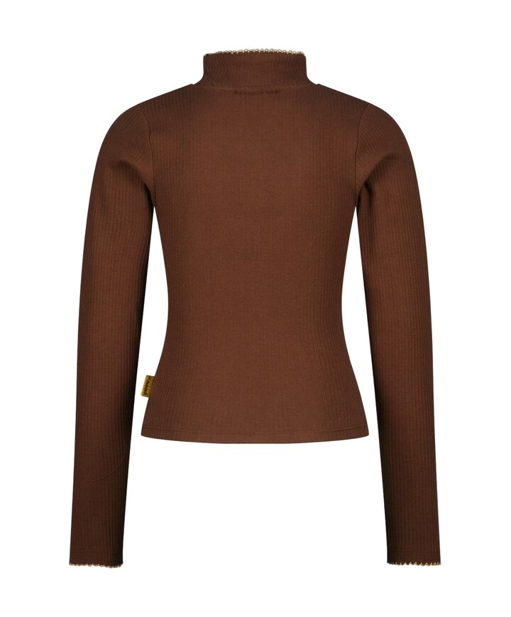 Meisjes longsleeve bordeaux