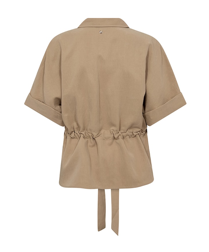 Dames blouse beige