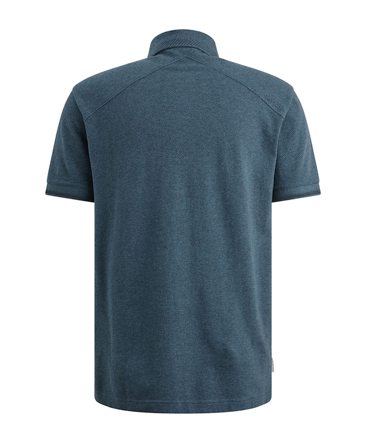 Heren polo blauw