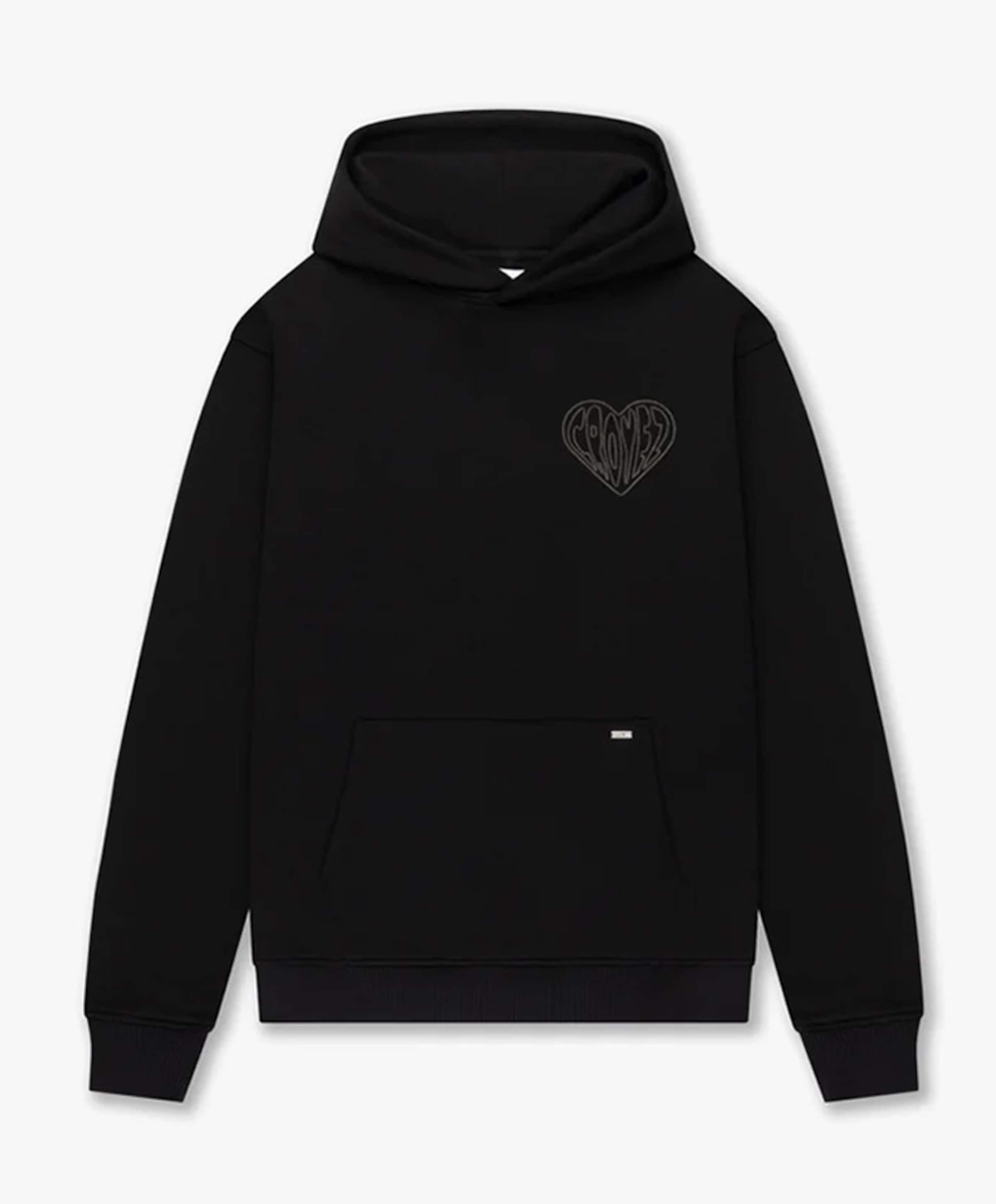 Heren hoodie zwart