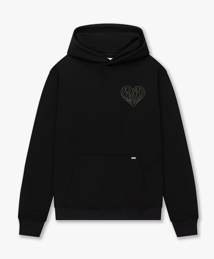 Heren hoodie zwart