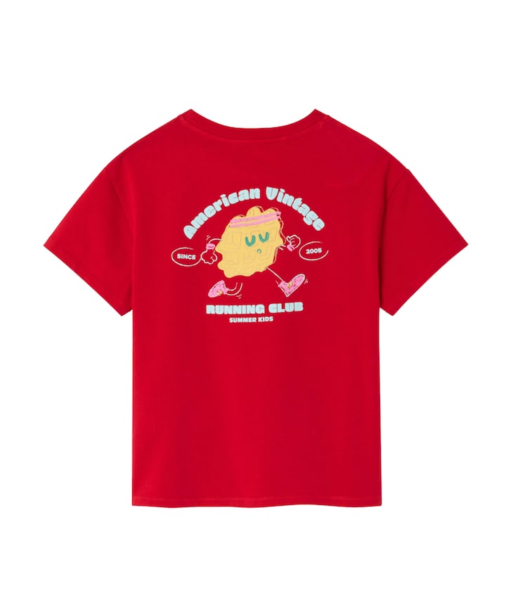 Uniseks t-shirt rood