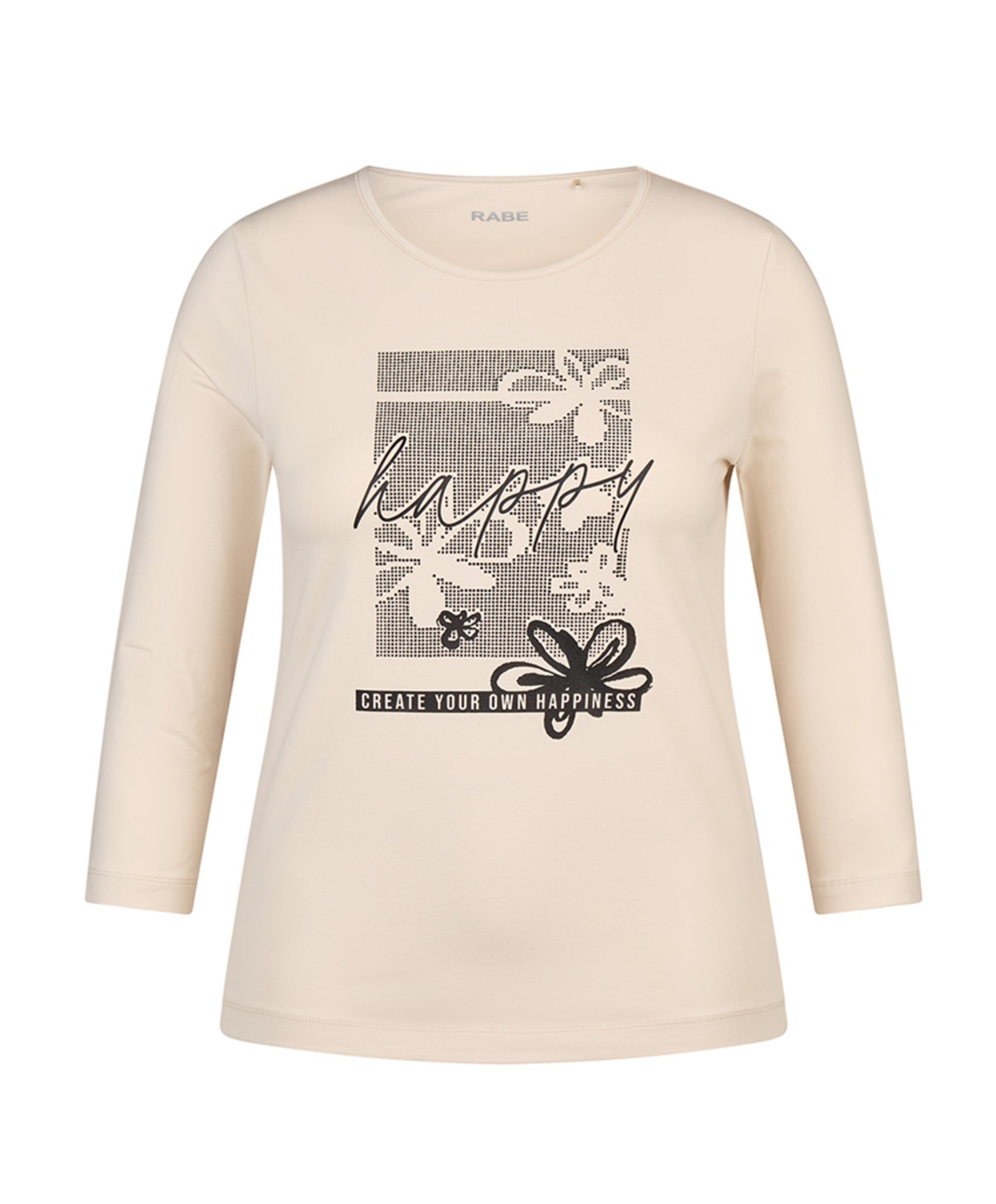 Dames longsleeve beige