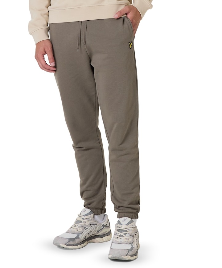 Slim sweat pant heren broek groen