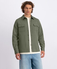 Overhemd lange mouw groen