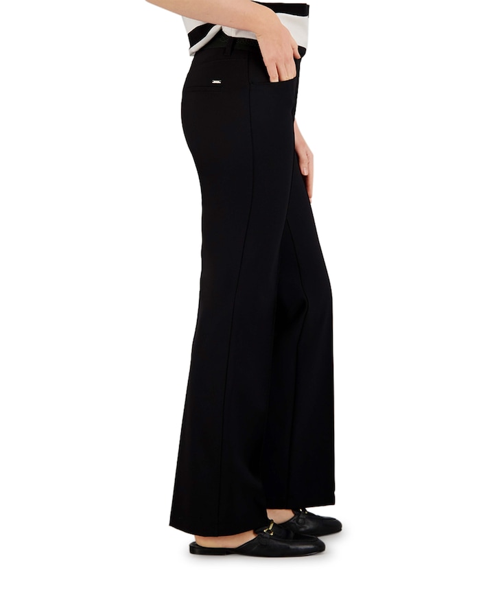 Pull On Slim broek zwart