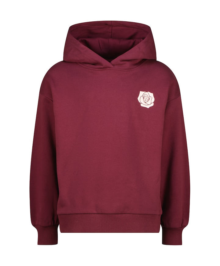 Meisjes hoodie bordeaux