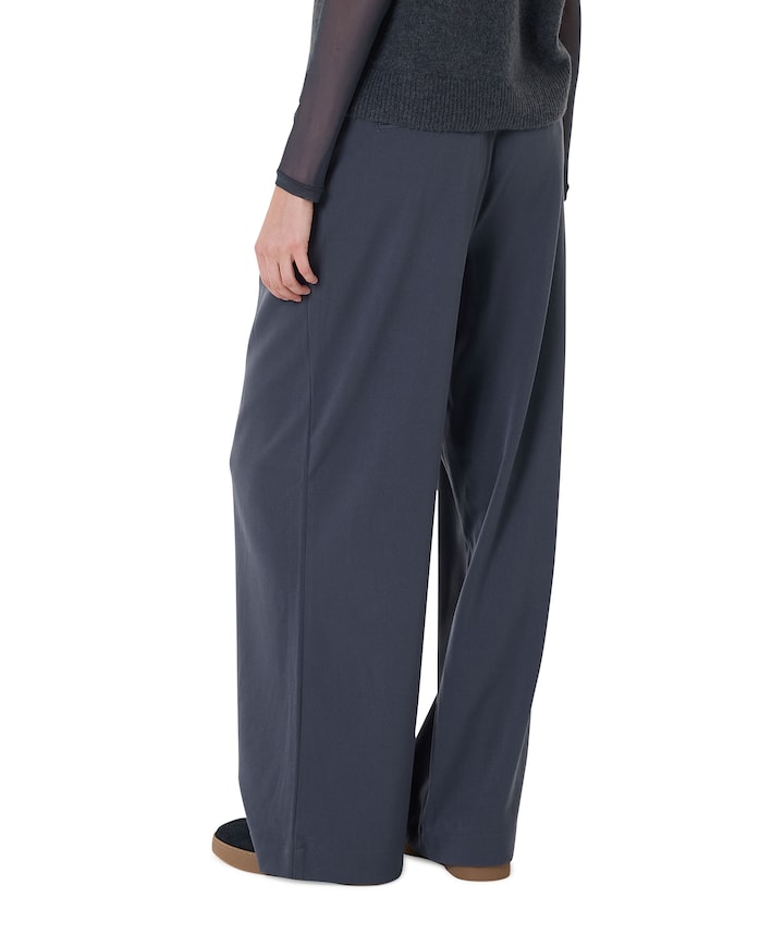 MSCHHenrika HW Pants dames broek blauw
