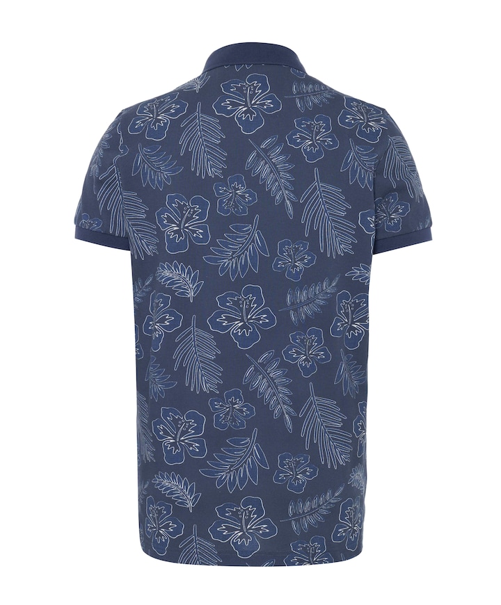 Heren polo blauw