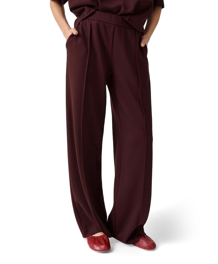 Melane chill dames broek bordeaux