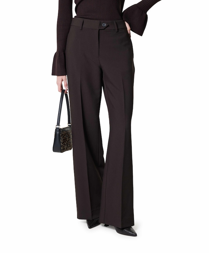 VolaCC Long Wide pantalon bruin