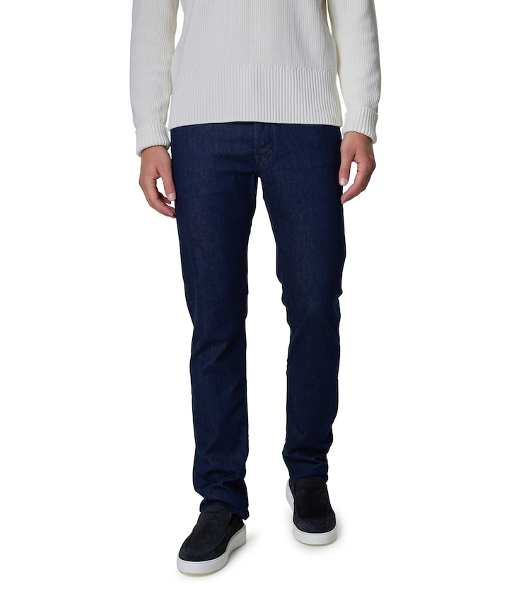 Nick Slim 5 Pocket jeans blauw