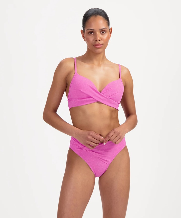 Dames bikinitop roze