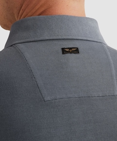 Heren polo blauw
