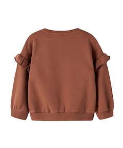 Meisjes sweater bruin
