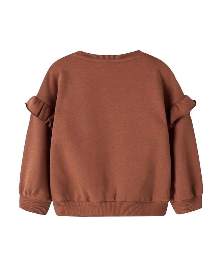 Meisjes sweater bruin