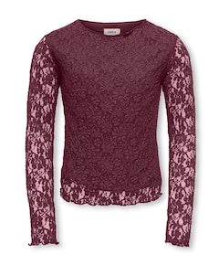 Meisjes longsleeve rood