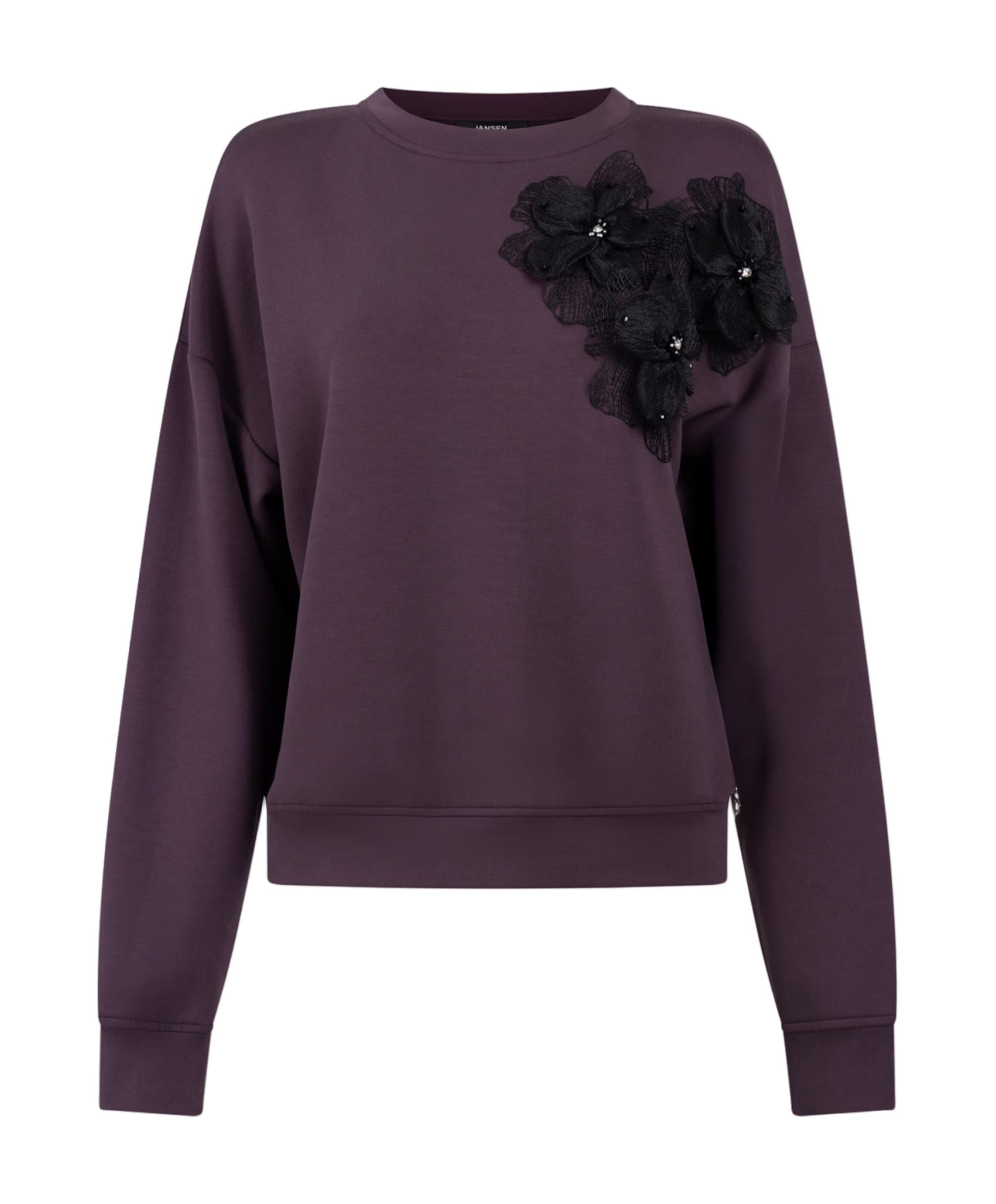 Dames sweater paars