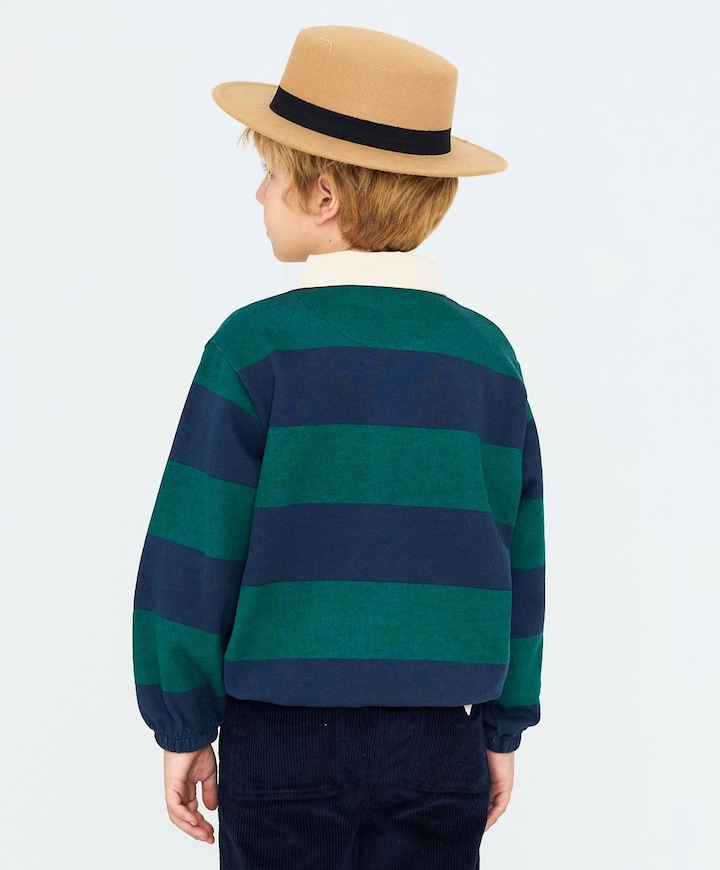 Jongens polo groen