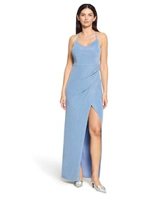 Dames jurk blauw