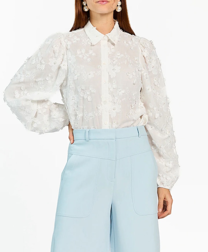 Dames blouse ecru