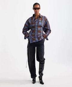 Dames blouse bruin