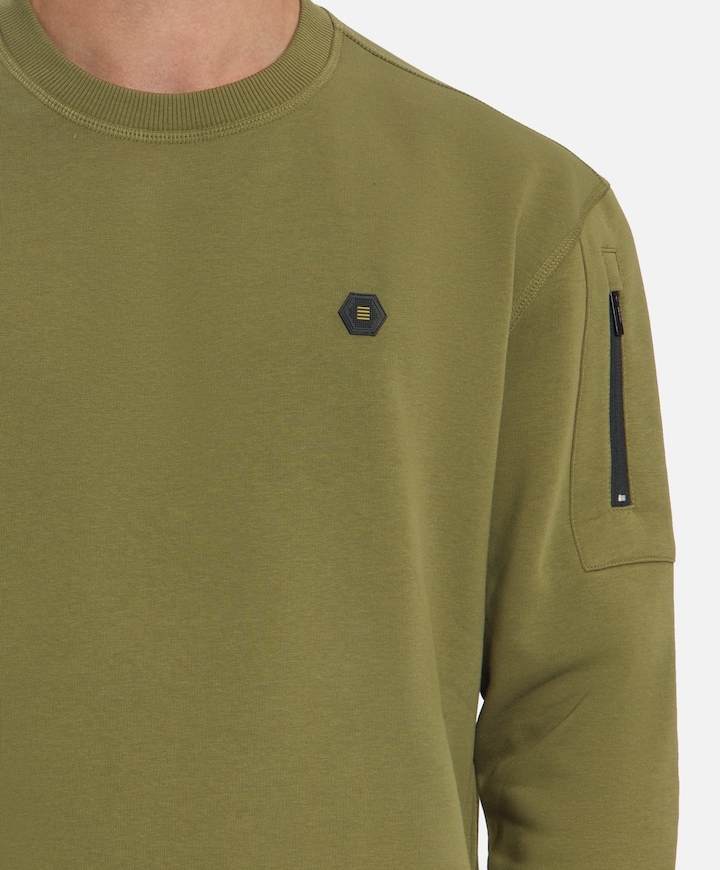 Heren sweater groen