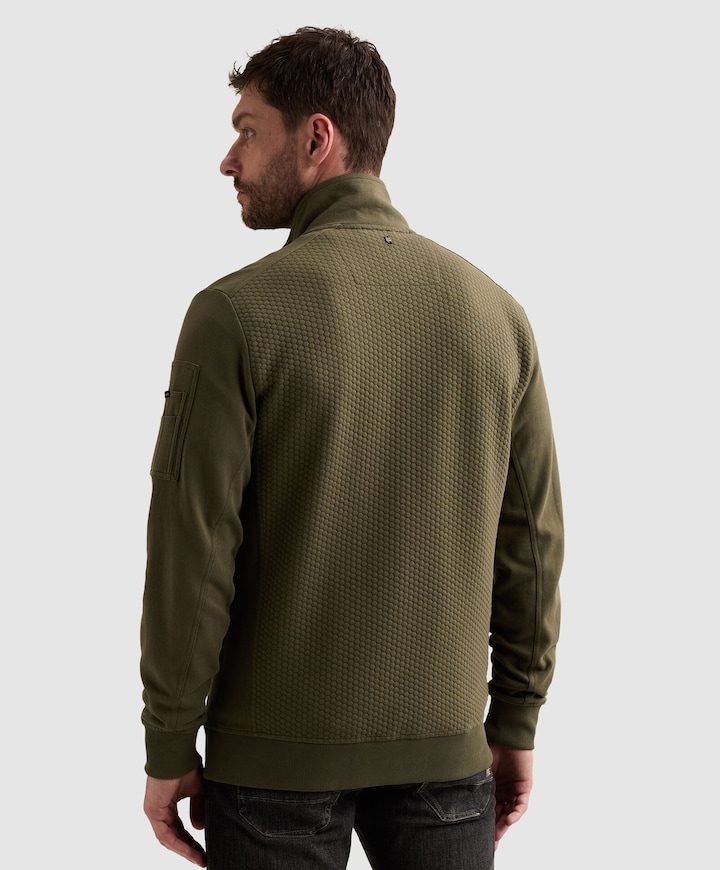 Heren vest groen
