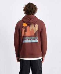 X POEDERBAAS hoodie brique