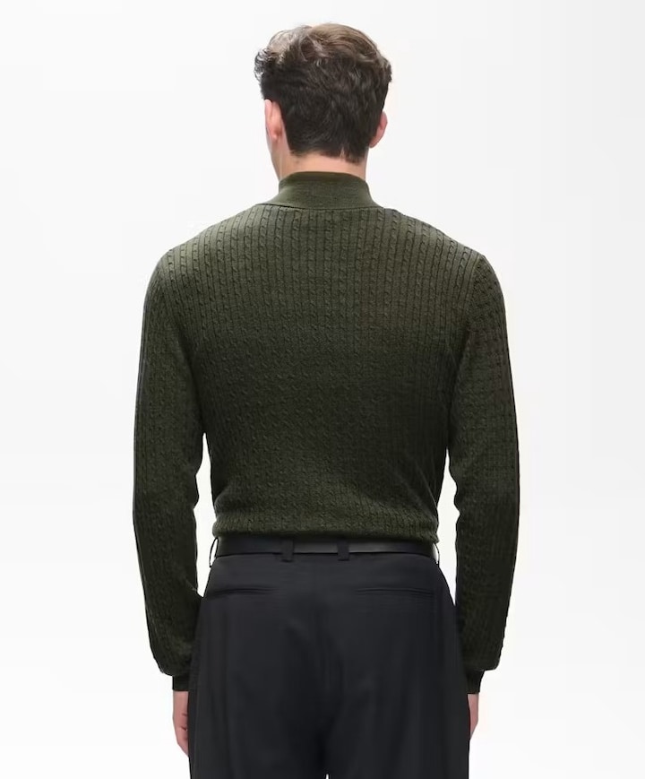 Heren trui groen
