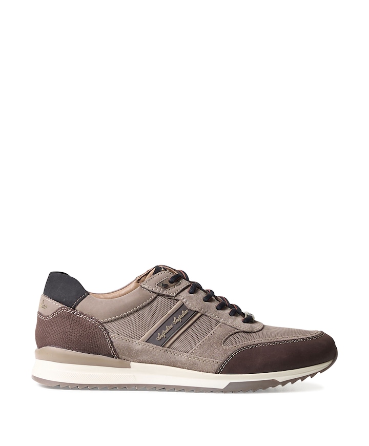 Filmon leather heren sneakers beige