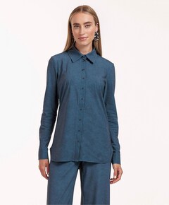 Dames blouse blauw