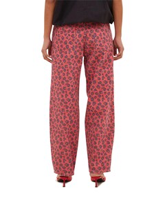 lew red cheetah broek rood