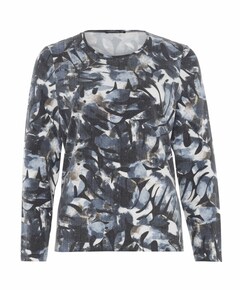 Dames longsleeve blauw