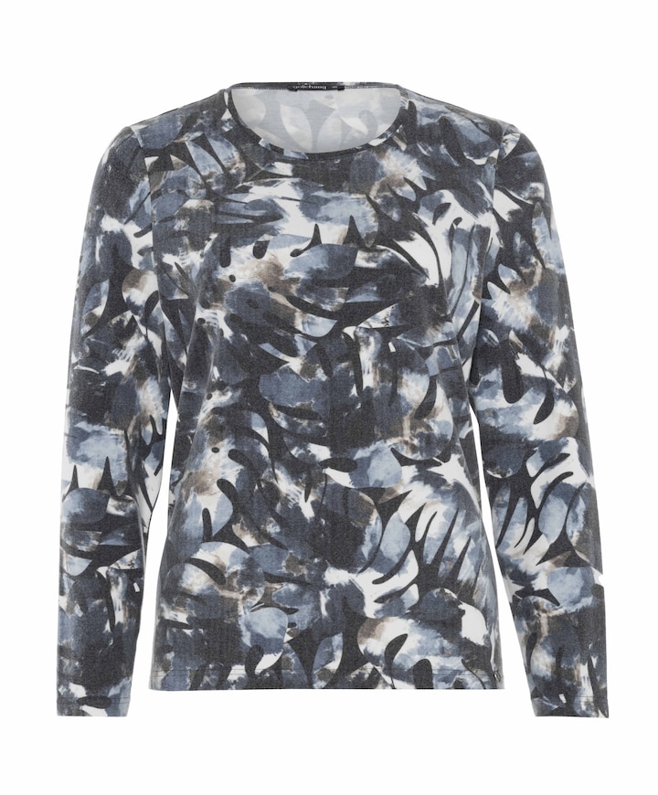 Dames longsleeve blauw