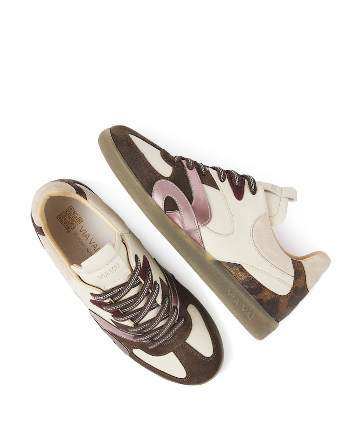 Nilla Holly dames sneakers beige